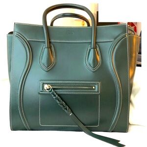 CELINE Phantom *RARE* Color “Amazone” EXCELLENT CONDITION with Tags and Dust Bag